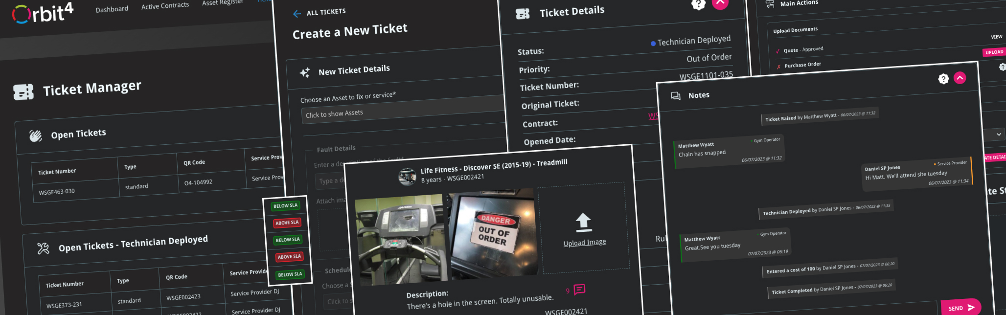 Screenshot showing the Club Admin Dashboard